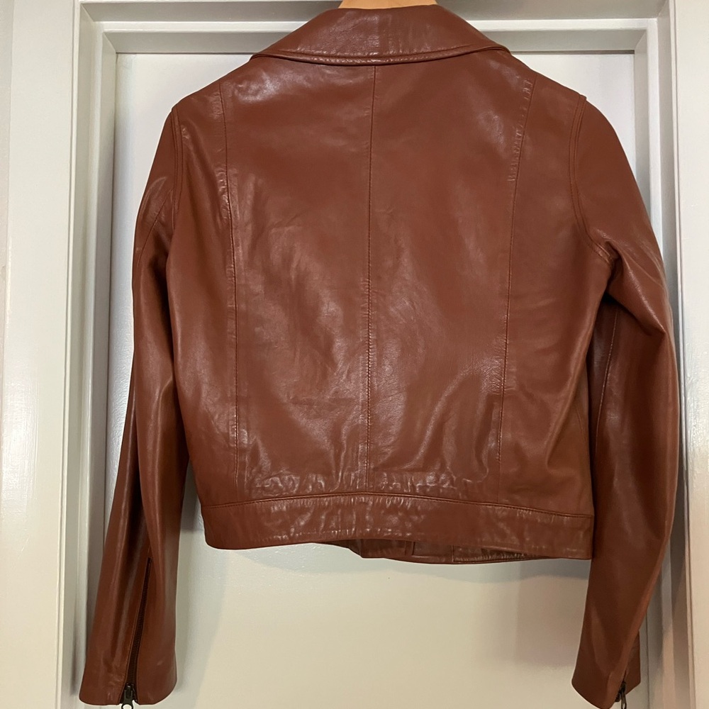 Able Maha Leather Jacket, Whiskey, Size Medium - Picture 2 of 14